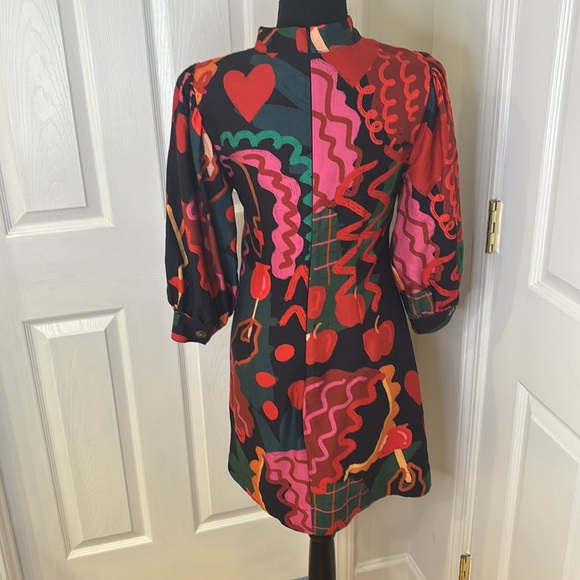 FARM Rio Lovers Apple Mini Dress Women’s size Small - Picture 13 of 16